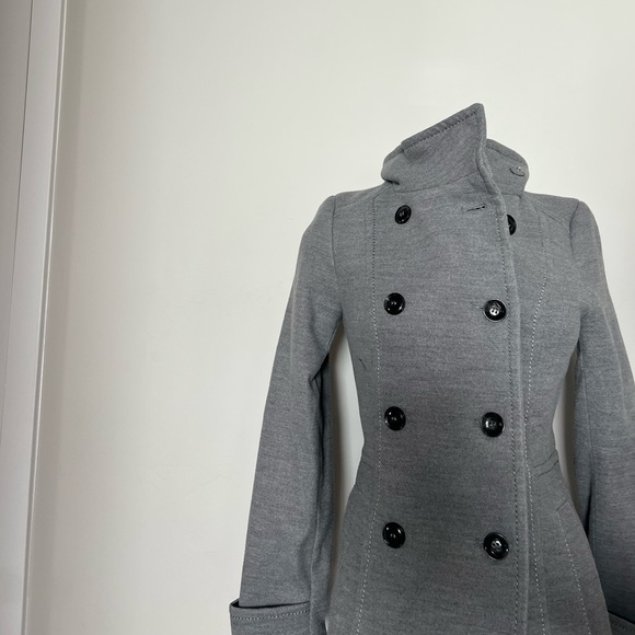 H&M Double Breasted Gray Jacket - Picture 2 of 8